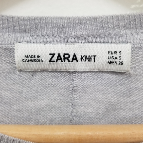 Zara: Long Knit Side Slit Sweater - Picture 4 of 8